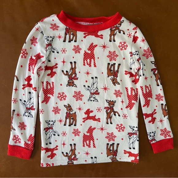 RUDOLPH Red Reindeer Pajama Set, 4T - Picture 2 of 9
